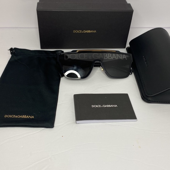 New  - DOLCE & GABBANA DG6125 Oversized Shield Sunglasses - Picture 12 of 14
